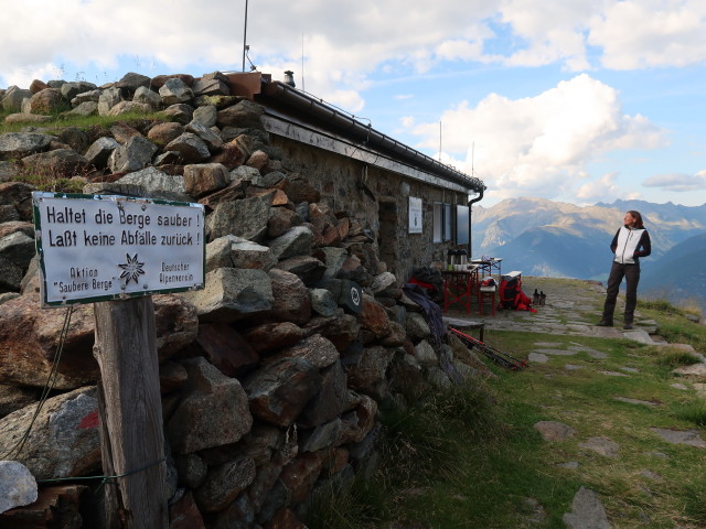 Bernadette bei der Hauerseeh&uuml;tte, 2.383 m (17. Aug.)