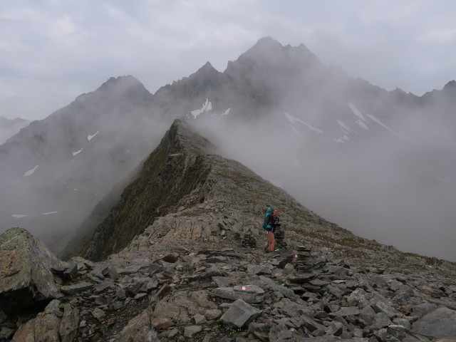 Evelyn im Felderj&ouml;chl, 2.797 m (18. Aug.)