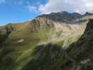 Kleinbärenzinne-Klettersteig: Bernadette im Abstieg (15. Aug.)