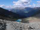 Weg 911 zwischen Luibisscharte und Hauersee (17. Aug.)