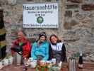 ?, Evelyn und Bernadette bei der Hauerseehütte, 2.383 m (17. Aug.)