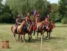 Reitershow 'Hunnische Kampfkunst' am Hunnenfest