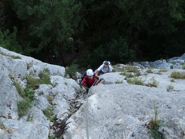 ÖTK-Klettersteig: Larissa und Erich im Teil 1