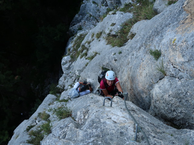 &Ouml;TK-Klettersteig: Erich und Larissa im Teil 1