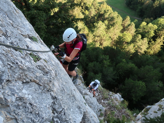 ÖTK-Klettersteig: Larissa und Erich im Teil 1