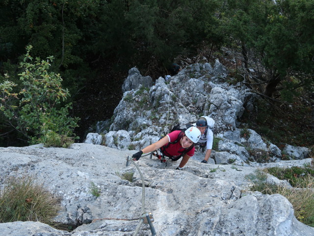 &Ouml;TK-Klettersteig: Larissa und Erich im Teil 2