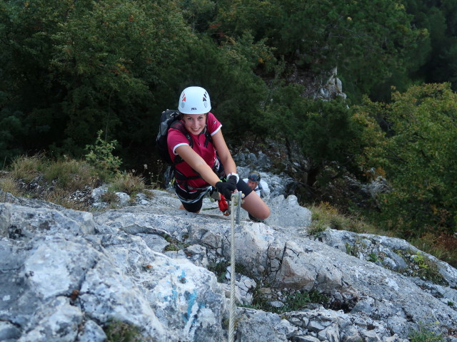 &Ouml;TK-Klettersteig: Larissa und Erich im Teil 2