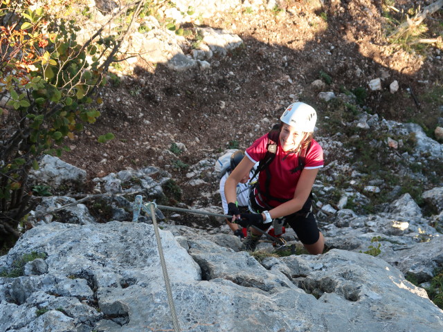 ÖTK-Klettersteig: Erich und Larissa im Teil 2