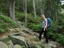 Sabine zwischen Stoa-Alm und Steinerner Stiege