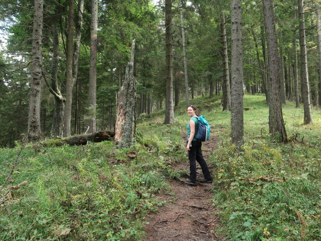 Sabine zwischen Hirschenkogel und D&uuml;rrriegel
