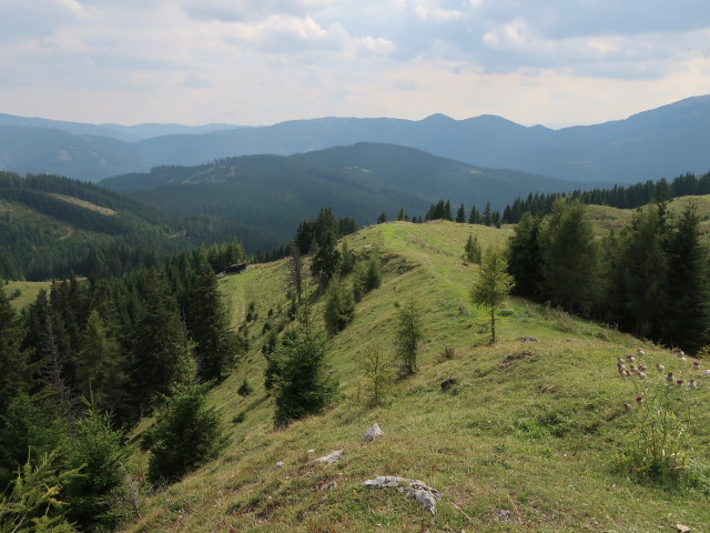 vom Erzkogel Richtung S&uuml;den