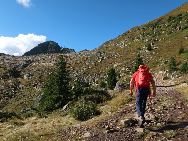 Axel zwischen Forcella di Bombasel und Laghi di Bombasèl