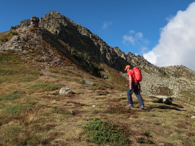 Axel zwischen Forcella del Macaco und Ferrata dei Laghi