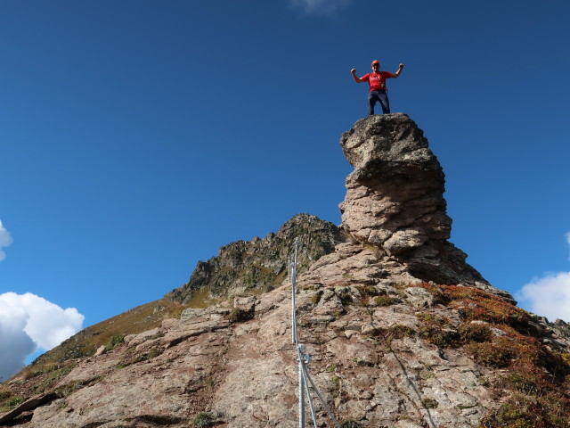 Axel zwischen Forcella del Macaco und Ferrata dei Laghi