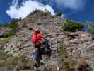 Ferrata dei Laghi: Axel am Bombasel Vertigo