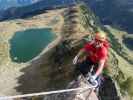 Ferrata dei Laghi: Axel am Bombasel Vertigo