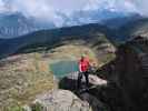 Ferrata dei Laghi: Axel am Bombasel Highway