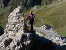 Axel am Abstiegs-Klettersteig