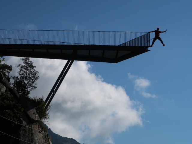 Axel auf der Plattform