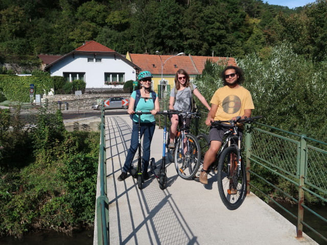 Sabine, Hannelore und Martin in Pottenstein