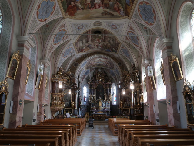 Pfarrkirche Hl. Katharina in L&auml;ngenfeld, 1.180 m (15. Sep.)