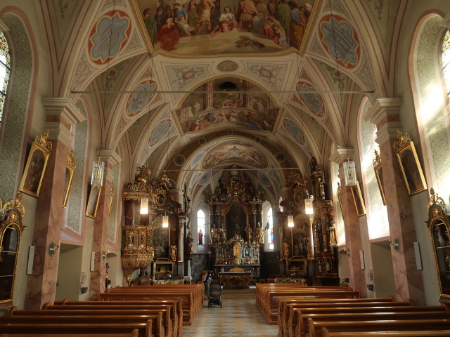 Pfarrkirche Hl. Katharina in L&auml;ngenfeld, 1.180 m (15. Sep.)