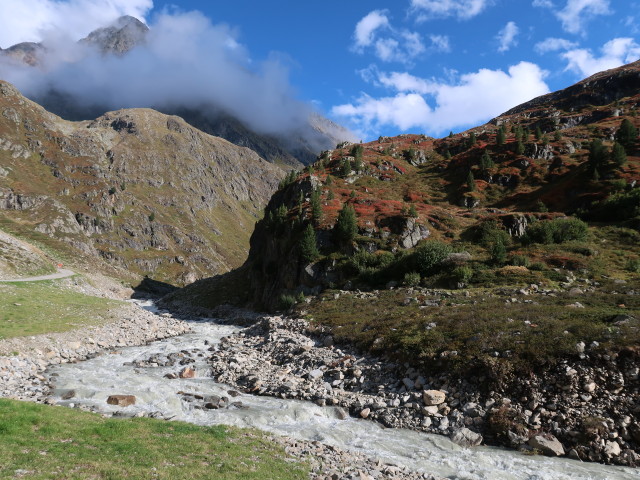 Sulztal zwischen Vorderer Sulztalalm und Hinterer Sulztalalm (15. Sep.)