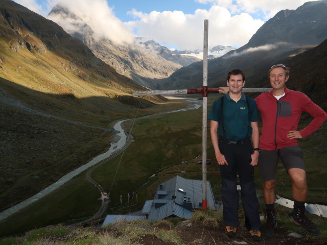 Ronald und ich am Sulzbichl, 2.176 m (15. Sep.)
