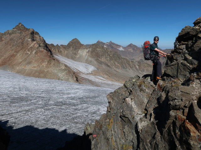 Ronald zwischen Gei&szlig;lehnscharte und Bachfallenferner (16. Sep.)