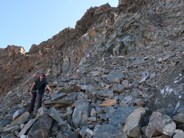 Ronald zwischen Gei&szlig;lehnscharte und Bachfallenferner (16. Sep.)