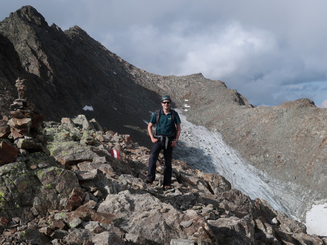 Ronald zwischen Gr&uuml;ne Tatzen-Ferner und Ernst-Riml-Spitz (16. Sep.)