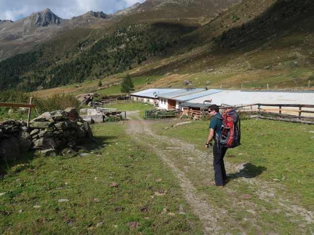 Ronald bei der Zwieselbacher Sennh&uuml;tte, 2.055 m (17. Sep.)