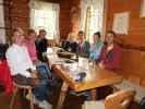 Kathrin, Gaby, Markus, Tessa, Johanna, Sonja und ich in der Fürthermoaralm, 1.805 m (22. Sep.)