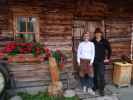 Kathrin und Markus in der Fürthermoaralm, 1.805 m (22. Sep.)