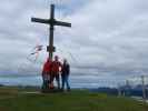 Gaby, ich und Tessa am Maurerkogel, 2.074 m (23. Sep.)