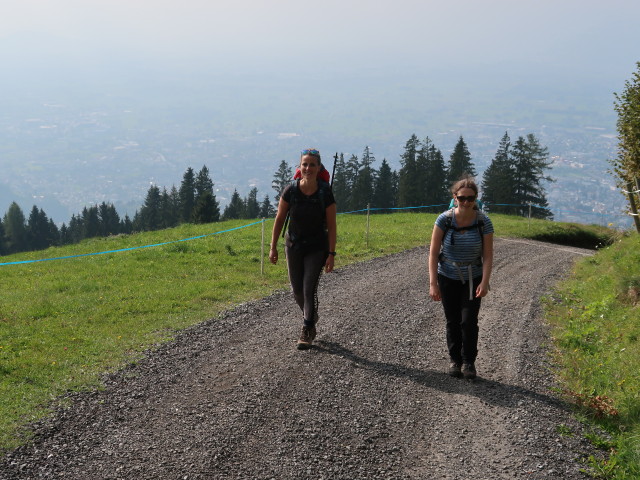 Romy und Sabine auf der Schwendealpe (29. Sep.)