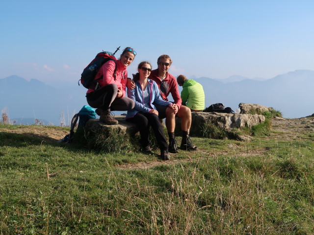 Romy, Sabine und ich am Hoch&auml;lpele, 1.463 m (29. Sep.)