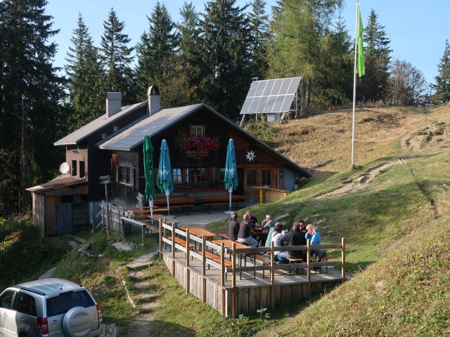 Hochälpelehütte, 1.460 m (29. Sep.)