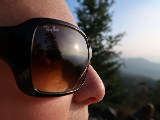 Sabine zwischen Gschwendtalpe und Bregenzer H&uuml;tte (29. Sep.)