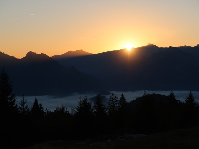 von der Wei&szlig;enfluhalpe Richtung Osten (30. Sep.)