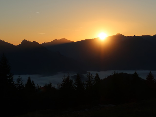 von der Wei&szlig;enfluhalpe Richtung Osten (30. Sep.)