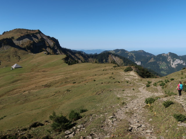 Sabine am Weg 01 zwischen Salzb&ouml;denkopf und Altenhofalpe (30. Sep.)