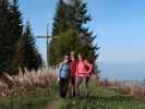 Sabine, ich und Romy am Hochälpele, 1.463 m (29. Sep.)