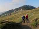 Sabine und Romy auf der Gschwendtalpe (29. Sep.)