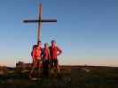 Romy, Sabine und ich auf der Weißenfluhalpe, 1.367 m (30. Sep.)