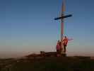 Sabine, ich und Romy auf der Weißenfluhalpe, 1.367 m (30. Sep.)