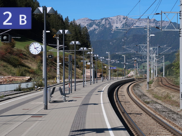 Bahnhof Spital am Pyhrn, 658 m (5. Okt.)