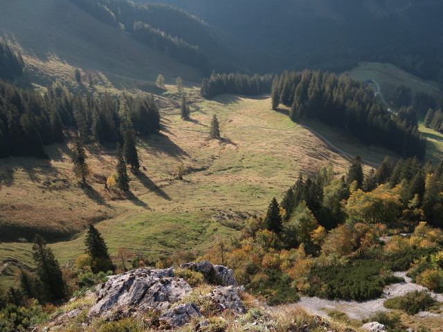 vom Wildfrauensteig Richtung Südosten (6. Okt.)