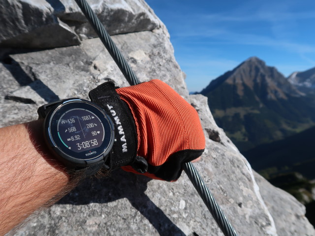 Wildfrauen-Klettersteig: zwischen Einstieg und Frauenmauer (6. Okt.)