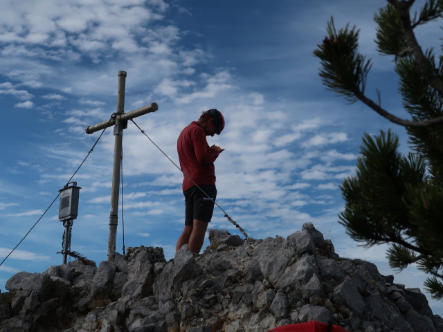 Ich am Lahnerkogel, 1.854 m (6. Okt.)